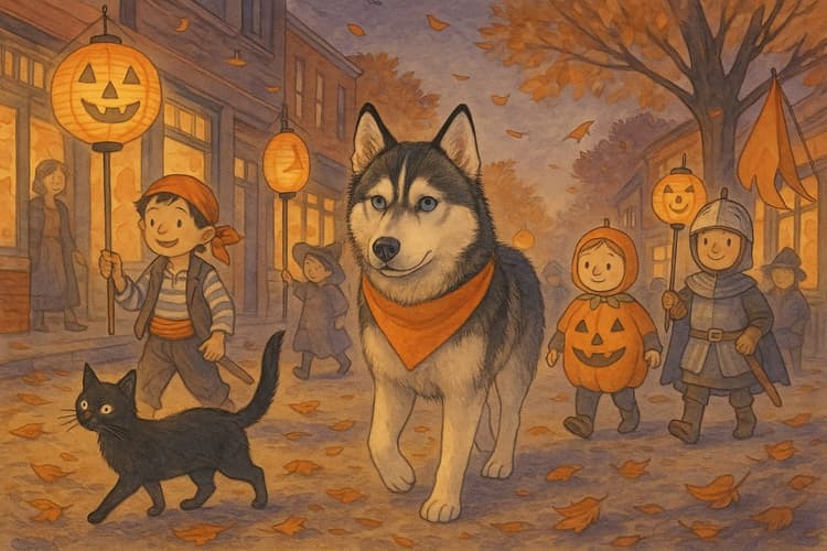 Black-Cat Costume Parade