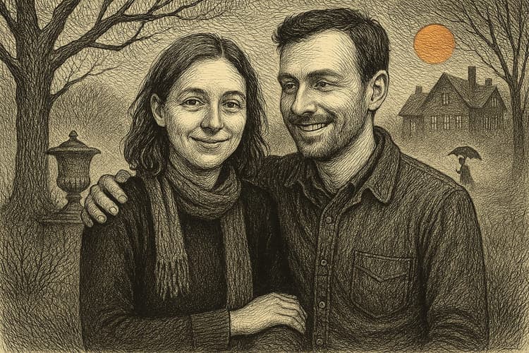 Crosshatched Storybook Macabre