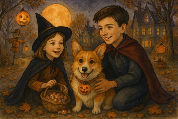 Trick-or-Treat Illustration