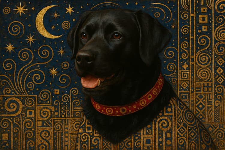 Klimt Midnight Gold