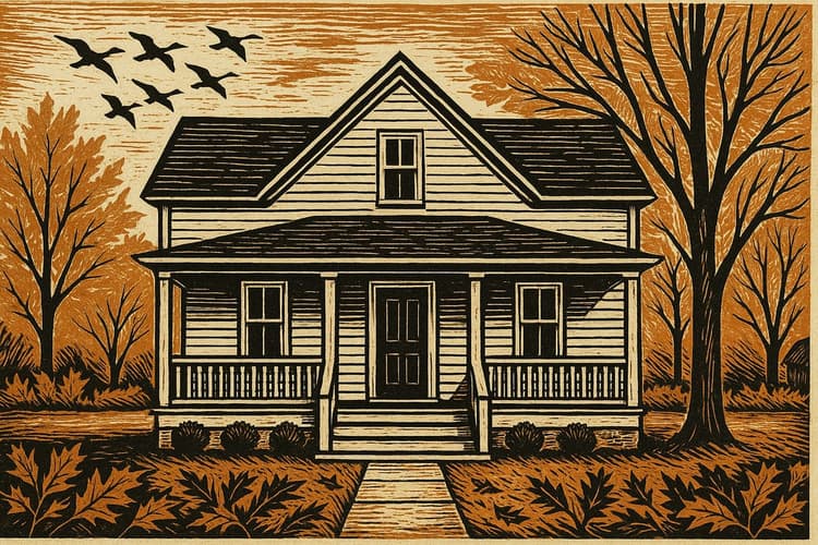 Vermont Woodcut