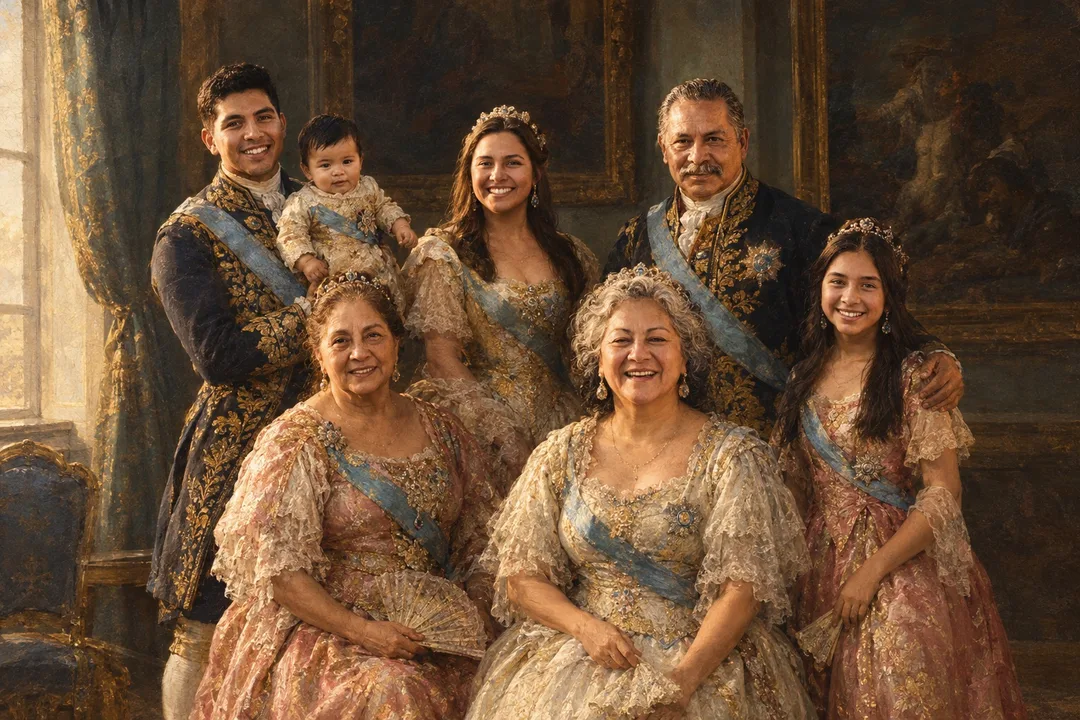 The Family of the King — Painted Holidays